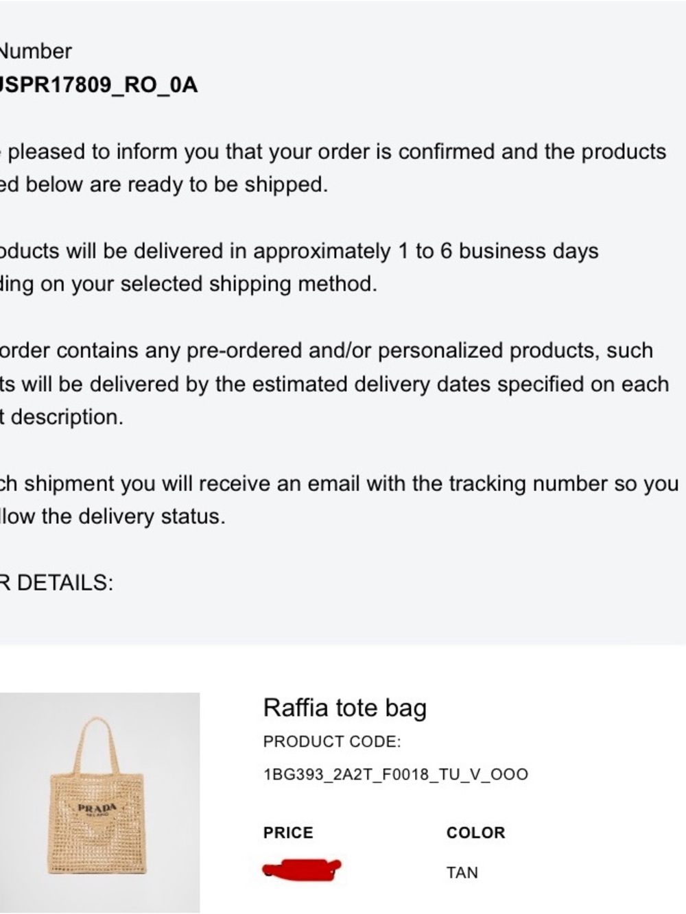 Prada Beige Crochet Milano Tote with Black Logo - Picture 7 of 7